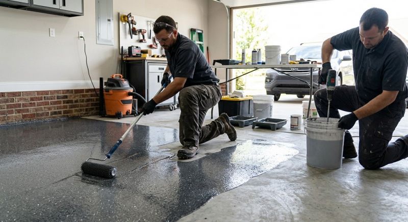 Epoxy Coating Installation in Charlotte, NC