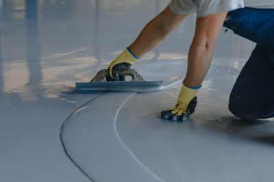 Local Epoxy Floor Coating pros at work