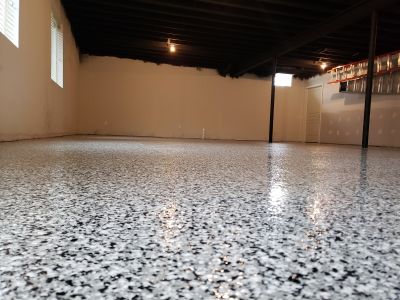 Basement Floor Epoxy Service in Greenville, SC