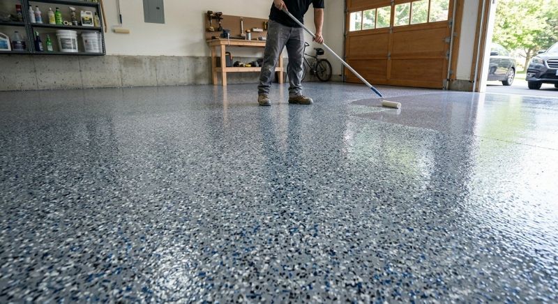 Basement Floor Epoxy Service in Loudoun County, VA