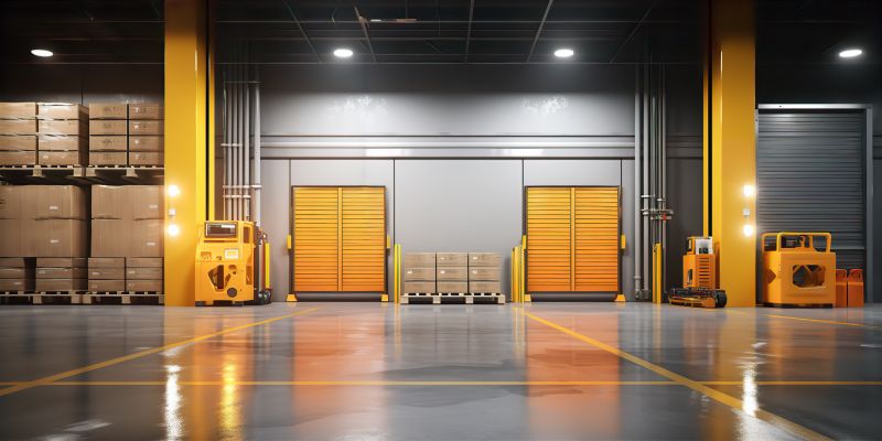 Epoxy Floor in Warehouse