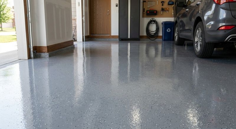 Epoxy Garage Flooring Installation in Annapolis, MD
