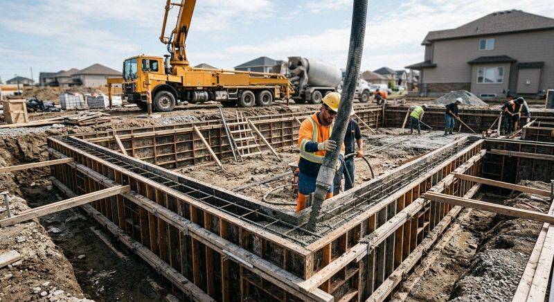 Foundation Pouring in Fort Worth, TX