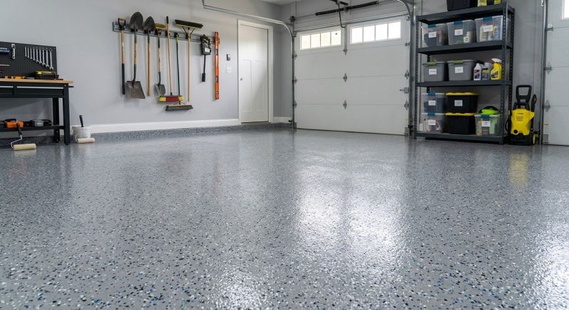 Garage Concrete Coating in Greensboro, NC