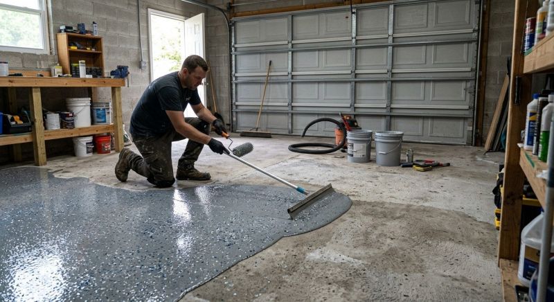 Garage Floor Renovation in Greenville, SC