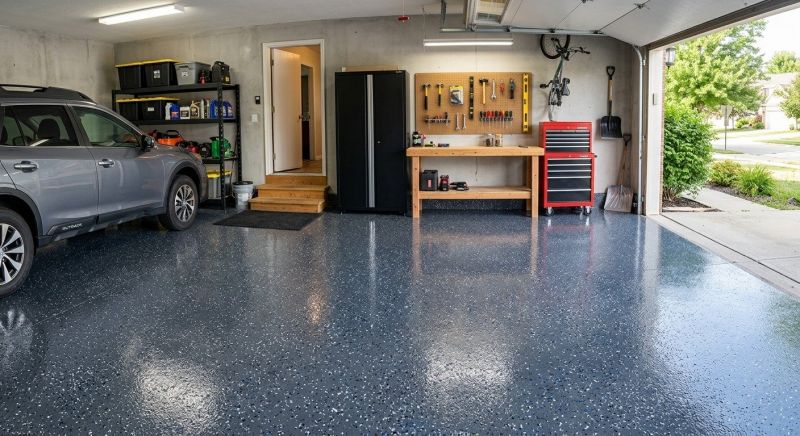 Garage Floor Staining in Alexandria, VA